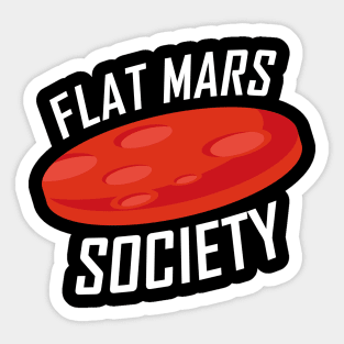Flat Mars Society Sticker